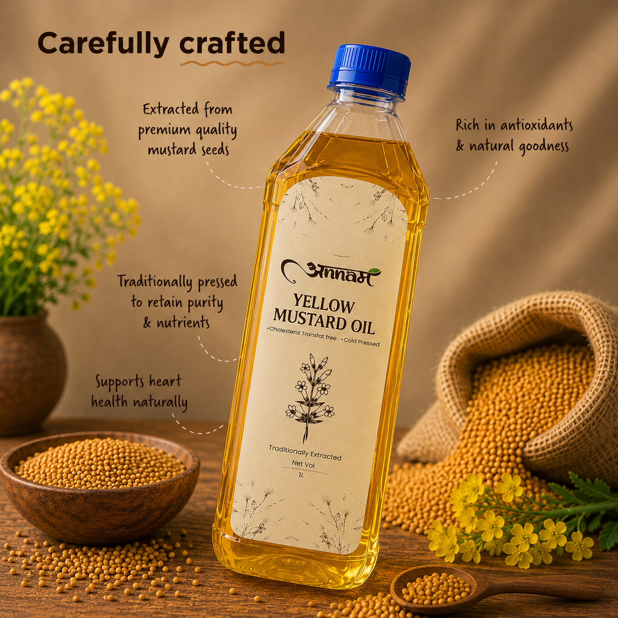 Yellow sarso Oil product image