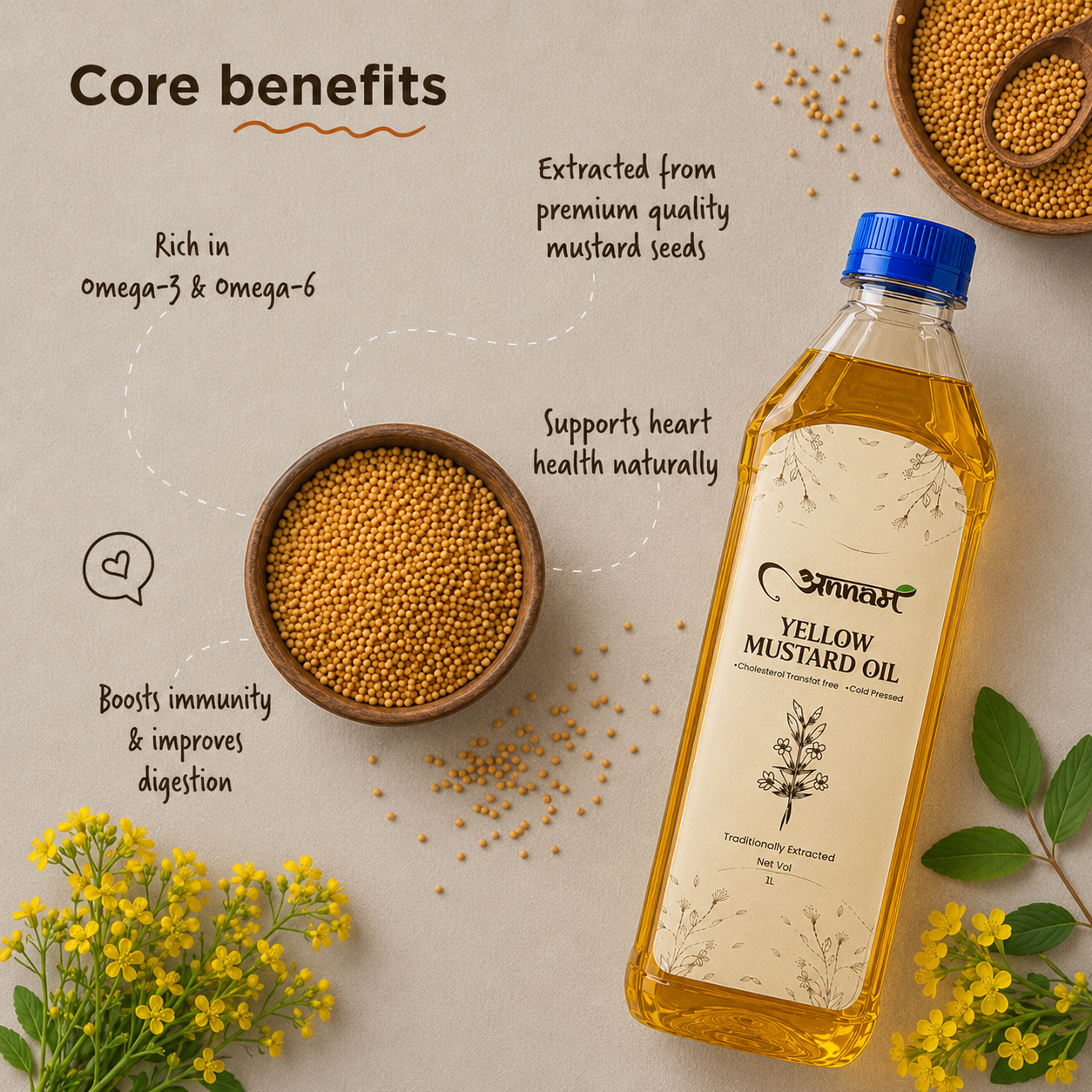 Yellow sarso Oil product image