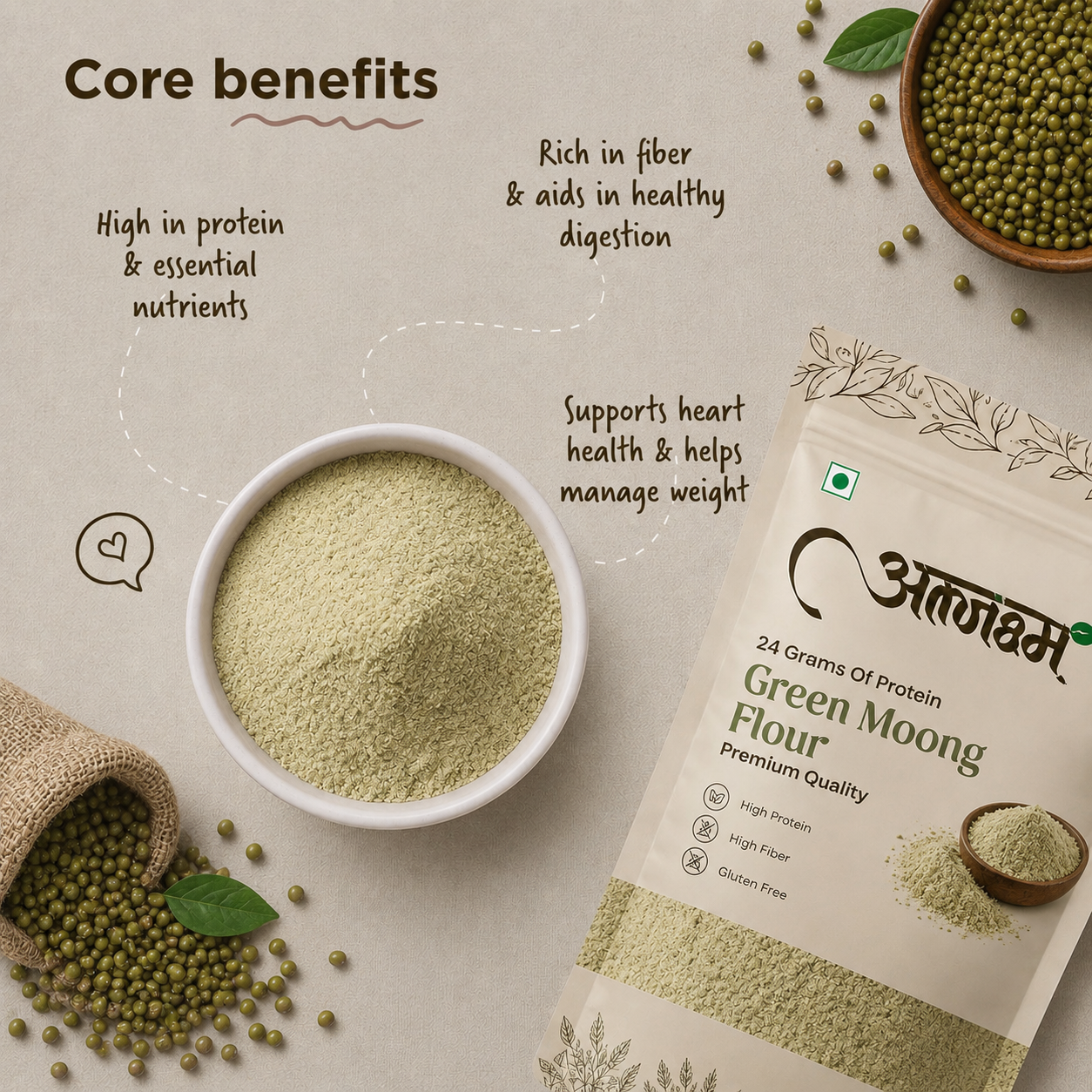 Green Moong flour product image