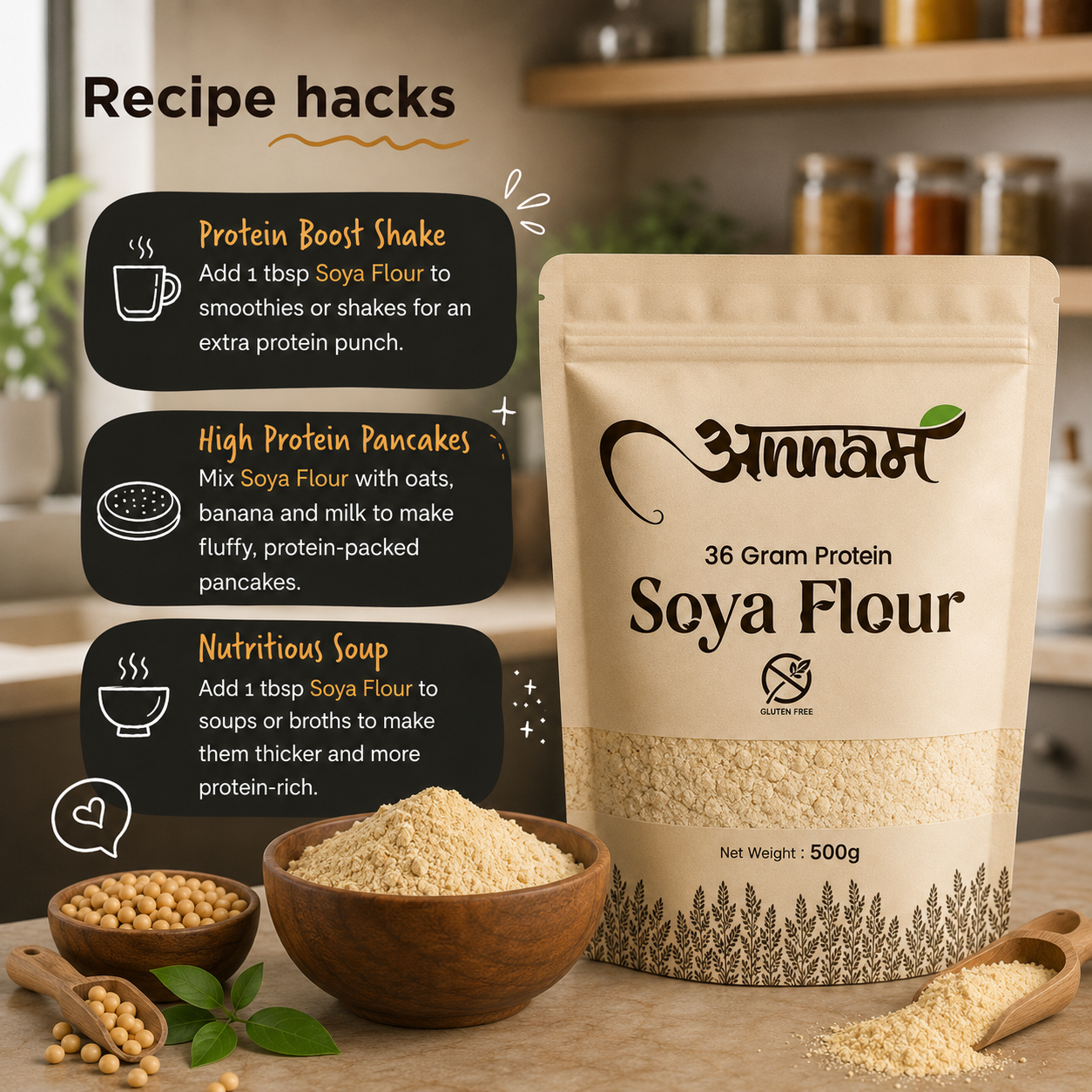 Soya flour product image